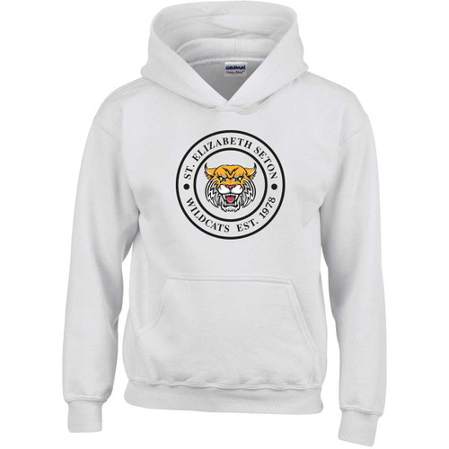 STN Youth Heavy Blend Hooded Sweatshirt - White (STN-301-WH)
