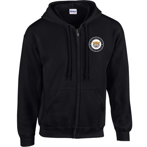 STN Men’s Heavy Blend Full Zip Hooded Sweatshirt - Black (STN-006-BK)