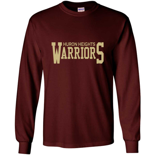 HHS Adult Ultra Cotton Long-Sleeve T-Shirt - Maroon (HHS-024-MA)