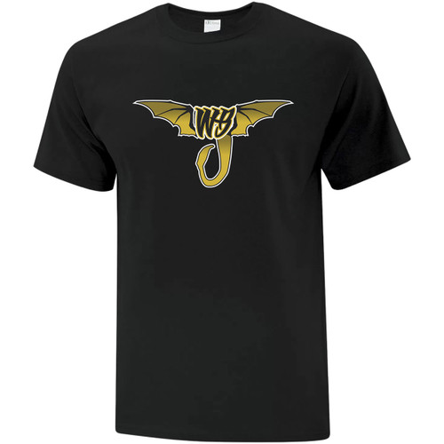 WBP Adult Willowbrook T-Shirt - Black - Full Front Design (WBP-002-BK)