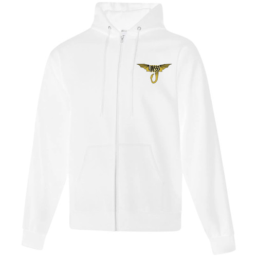 WBP Adult Willowbrook Hoodie - White - Left Chest Design (WBP-004-WH) WBP Adult Willowbrook Hoodie - White - Left Chest Design (WBP-004-WH)