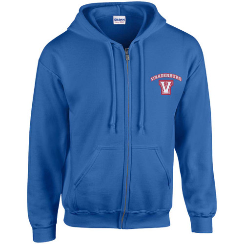 VRD Heavy Blend Adult Full Zip Hooded Sweatshirt - Royal Blue (VRD-005-RO)