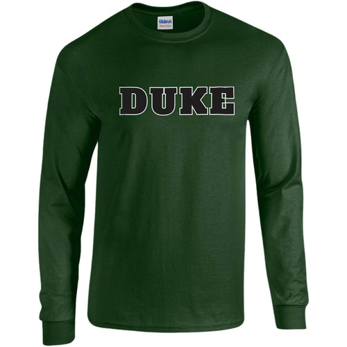 DOC Adult Heavy Cotton Adult Long Sleeve T-Shirt - Forest Green (DOC-045-FO)