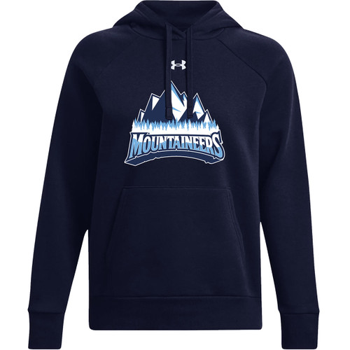 MLU Under Armour Ladies Rival Fleece Hoodie - Navy (Design 2) (MLU-205-NY)