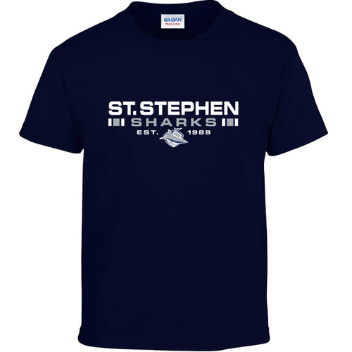 STE Youth Heavy Cotton T-Shirt - Navy (STE-301-NY)