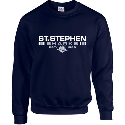 STE Adult Heavy Blend Fleece Crewneck Sweatshirt - Navy (STE-004-NY)