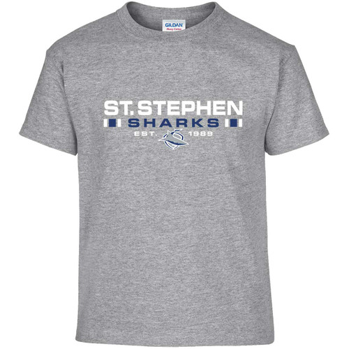 STE Youth Heavy Cotton T-Shirt - Sport Grey (STE-308-SG )