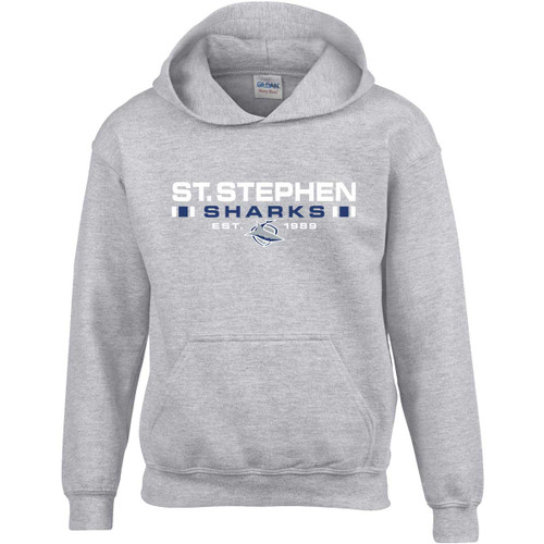 STE Youth Heavy Blend Hooded Sweatshirt - Sport Grey (STE-310-SG)