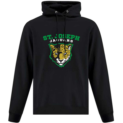 JSE ATC Adult Everyday Fleece Hooded Sweatshirt - Black (JSE-003-BK)
