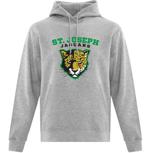JSE ATC Adult Everyday Fleece Hooded Sweatshirt - Athletic Heather (JSE-007-AH)
