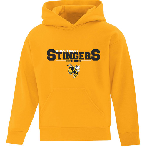STU Youth Everyday Fleece Hooded Sweatshirt - Gold (STU-303-GO)