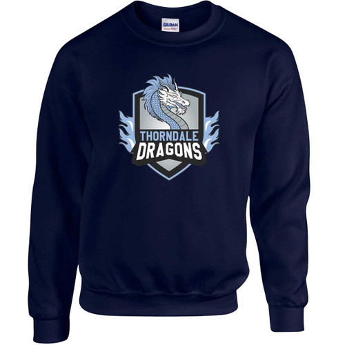 TND Adult Crewneck Sweatshirt - Navy (TND-003-NY)