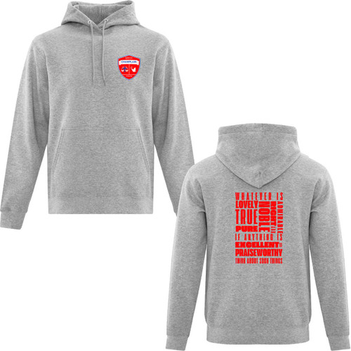 OCS Adult Champlain Hoodie - Athletic Grey (OCS-011-AH)