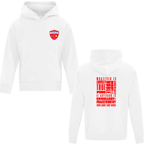 OCS Youth Champlain Hoodie - White (OCS-311-WH)