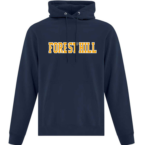 FHL Adult Forest Hill PS Embroidered Hoodie - Navy (FHL-006-NY)