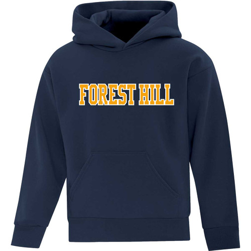 FHL Youth Forest Hill PS Embroidered Hoodie - Navy (FHL-306-NY)