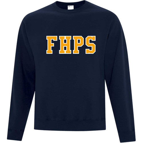 FHL Adult FHPS Embroidered Crewneck - Navy (FHL-009-NY)