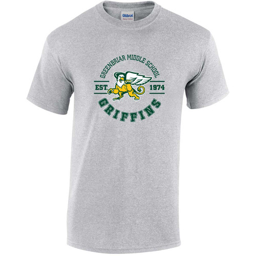 GNB Adult Heavy Cotton T-Shirt - Sport Grey (GNB-014-SG)
