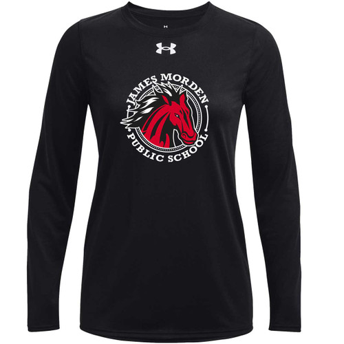 MOR Under Armour Women’s Long Sleeve Tech Team Tee with Academic Logo - Black (Staff) (MOR-233-BK)