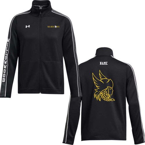 WillowWood Under Armour Women's ¼ Zip Sweater - Black (WWW-203-BK)