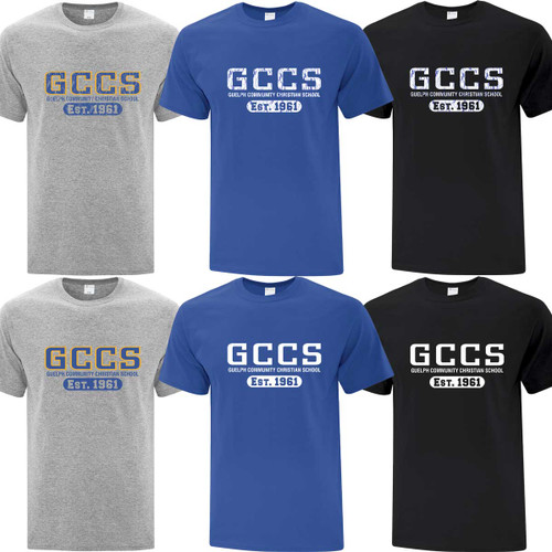 GCC Adult Everyday Cotton Tee (GCC-019)