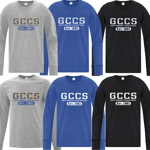 GCC Youth Everyday Cotton Long Sleeve Tee (GCC-320)