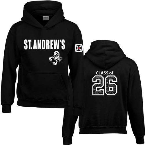 St. Andrew’s M.S. 2026 Youth Grad Hoodie - Black (SAJ-310-BK)