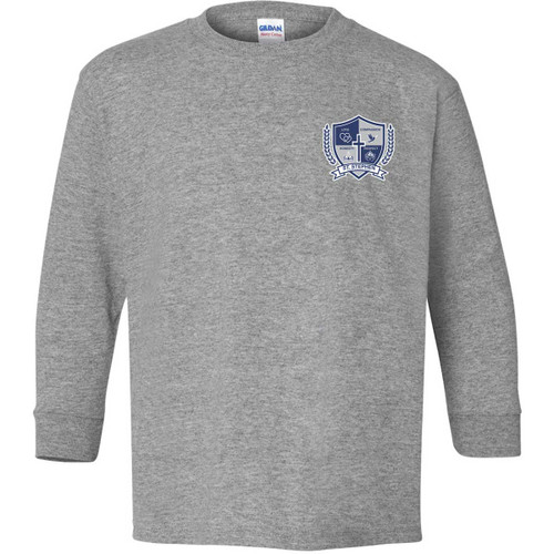 STE Youth Heavy Cotton Long Sleeve Shirt - Sport Grey (STE-318-SG)