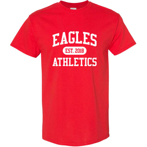 EVN Youth Heavy Cotton Student T-Shirt - Red (Design 2) (EVN-324-RE)