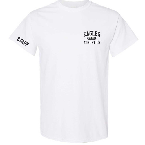 EVN Unisex Heavy Cotton Staff T-Shirt - White (Design 2) (EVN-012-WH)