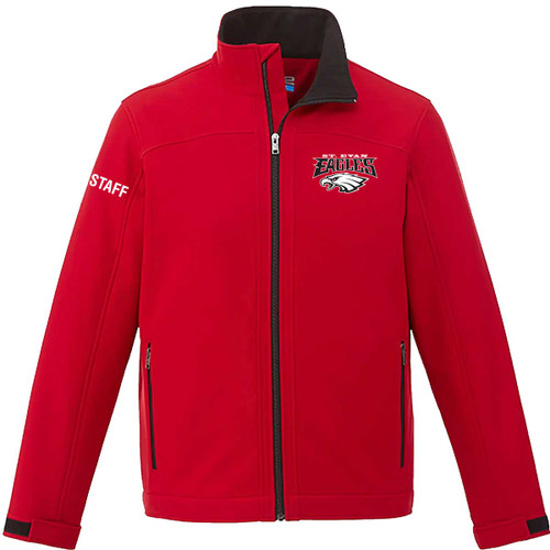 EVN Balmy - Men's Softshell Staff Jacket - Red (Design 1) (EVN-019-RE)