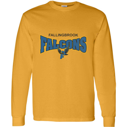 FLB Youth Heavy Cotton Long Sleeve T-Shirt - Gold (FLB-318-GO)