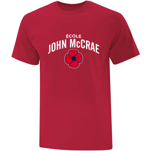 JMC Adult Everyday Cotton T-Shirt - Red (JMC-047-RE)