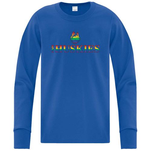 FAH Youth Everyday Long Sleeve T-Shirt - Royal (Design 2) (FAH-313-RO)