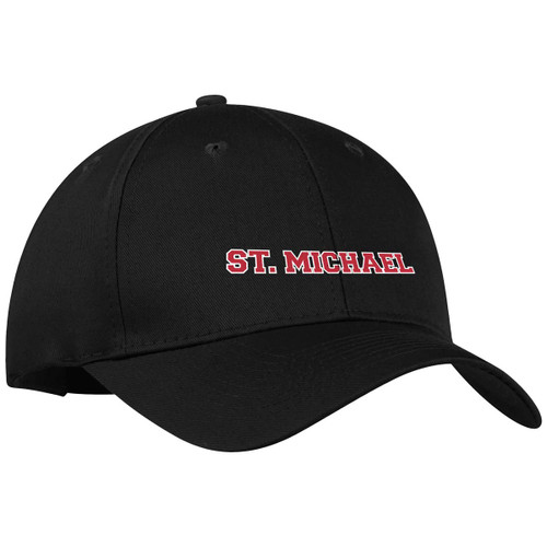 MIC St Michael Youth Everyday Twill Cap - Black (MIC-054-BK.SN-Y130-BLA-OS)