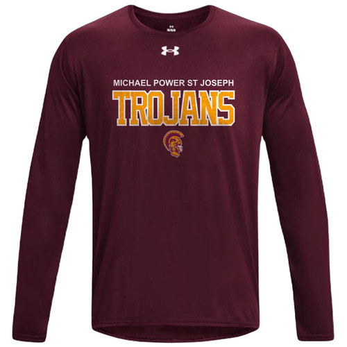 MPS Under Armour Men’s Tech Team Long Sleeve Tee - Maroon (MPS-141-MA)