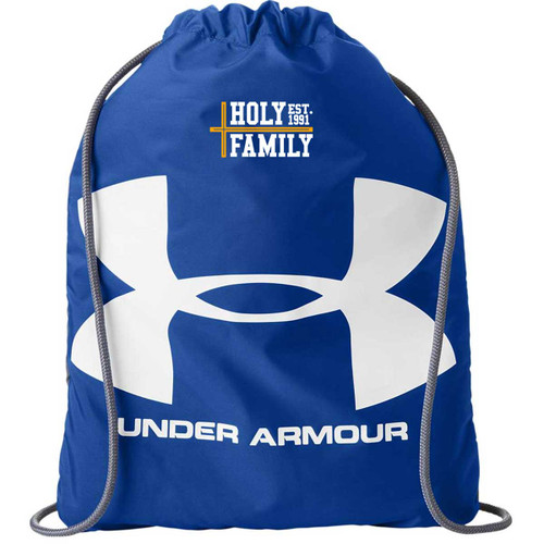 HFS Under Armour Ozsee Sackpack with Faith Logo - Royal (HFS-067-RO.UA-1240539-403-OS) HFS Under Armour Ozsee Sackpack with Faith Logo - Royal (HFS-067-RO.UA-1240539-403-OS)