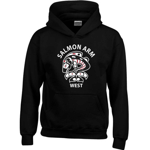 SLM Youth Heavy Blend Hooded Sweatshirt - Black (SLM-301-BK