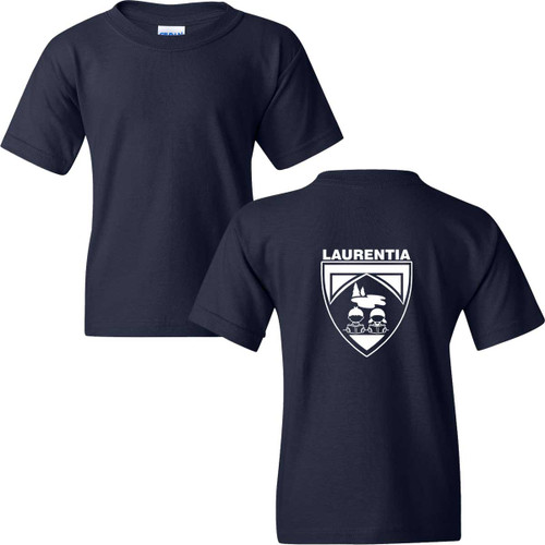 LES Youth Heavy Cotton T-Shirt (Design 2) - Navy (LES-303-NY)