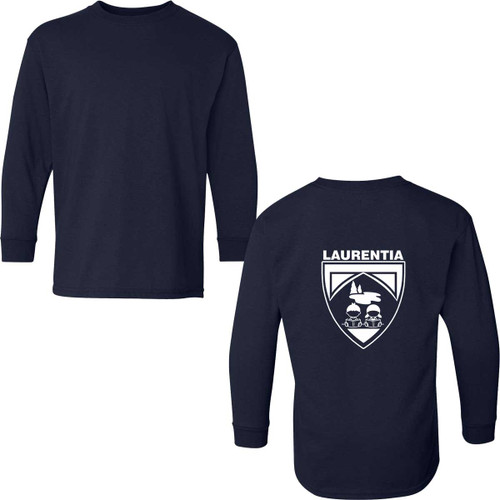 LES Youth Heavy Cotton Long Sleeve T-Shirt (Design 2) - Navy (LES-307-NY) LES Youth Heavy Cotton Long Sleeve T-Shirt (Design 2) - Navy (LES-307-NY)