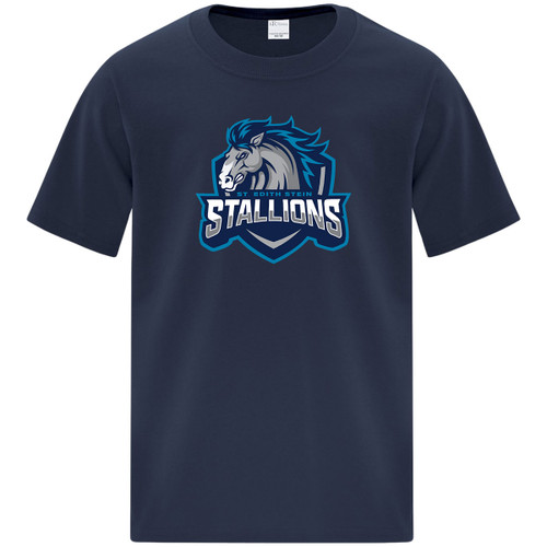 SES Youth Everyday Cotton T-Shirt - Navy (SES-313-NY)