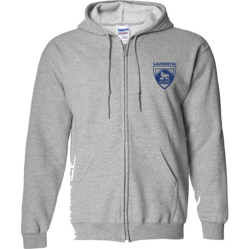 LES Adult Heavy Blend Full-Zip Hooded Sweatshirt - Sport Grey (LES-018-SG) LES Adult Heavy Blend Full-Zip Hooded Sweatshirt - Sport Grey (LES-018-SG)