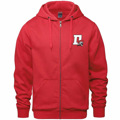 DUN Surfer Adult Full Zip Sweatshirt - Red (DUN-037-RE) DUN Surfer Adult Full Zip Sweatshirt - Red (DUN-037-RE)