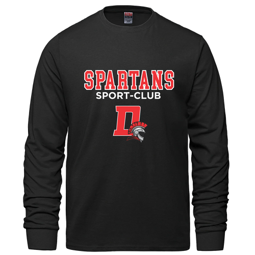 DUN Ring Spun Cotton Adult Long Sleeve T-Shirt - Black (DUN-043-BK)