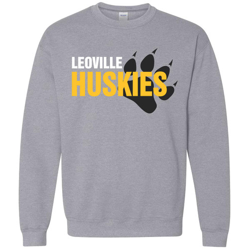 LEO Adult Heavy Blend Crewneck Sweatshirt - Sport Grey (LEO-012-SG) LEO Adult Heavy Blend Crewneck Sweatshirt - Sport Grey (LEO-012-SG)