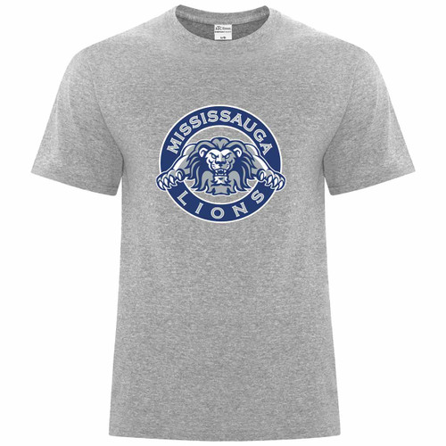 MGA Adult Everyday Cotton Blend T-Shirt - Athletic Heather (Design 2) (MGA-003-AH)