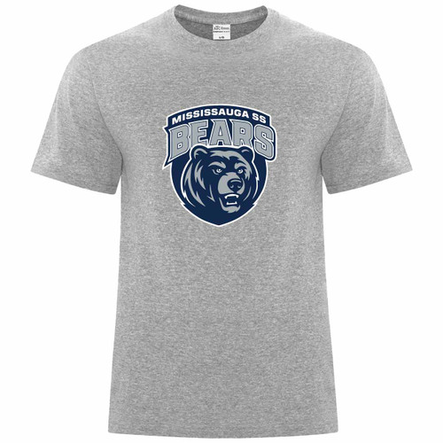 MGA Adult Everyday Cotton Blend T-Shirt - Athletic Heather (Design 3) (MGA-005-AH)