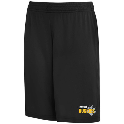 LEO Youth Pro Team Shorts - Black (LEO-317-BK)