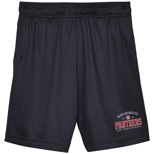 PAS Youth Performance Shorts with 70th Anniversary Logo - Black (PAS-313-BK) PAS Youth Performance Shorts with 70th Anniversary Logo - Black (PAS-313-BK)