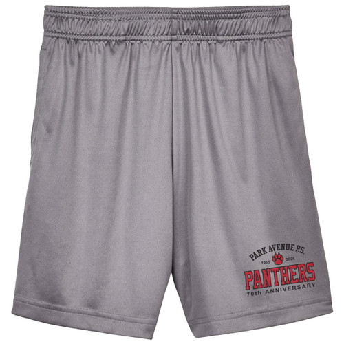 PAS Youth Performance Shorts with 70th Anniversary Logo - Sport Graphite (PAS-313-SG) PAS Youth Performance Shorts with 70th Anniversary Logo - Sport Graphite (PAS-313-SG)